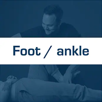 Foot and ankle pain.