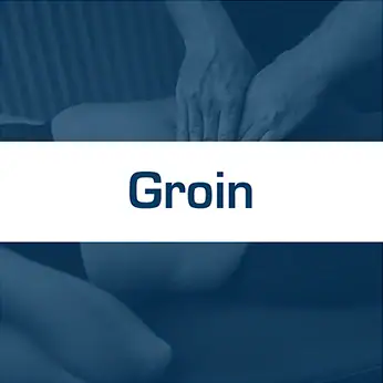 Groin pain.