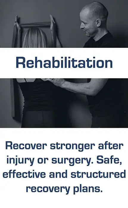 Exercise rehabilitation.